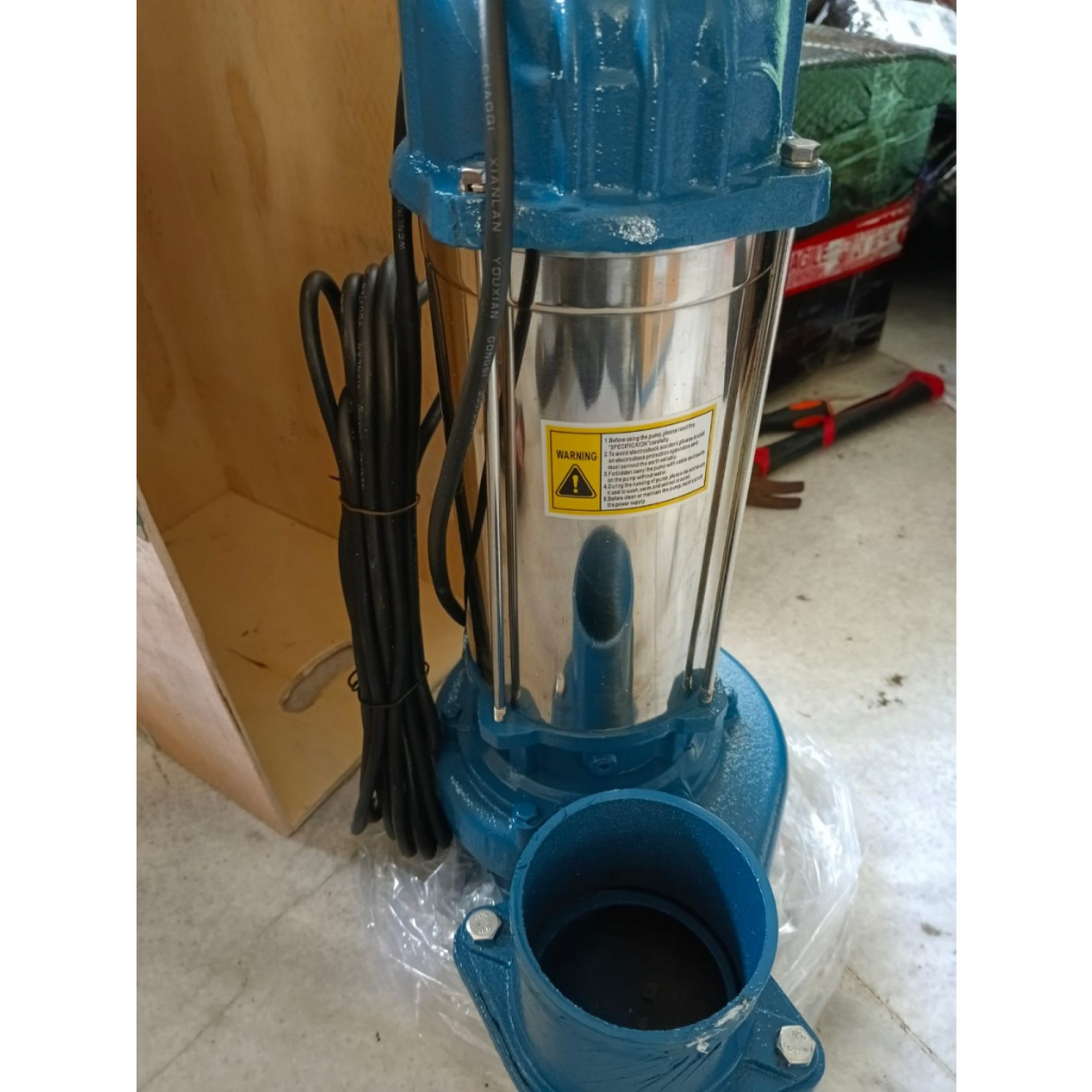 Pompa Celup Air Kotor 3inch 220V Submersibe Water Non Auto Pump