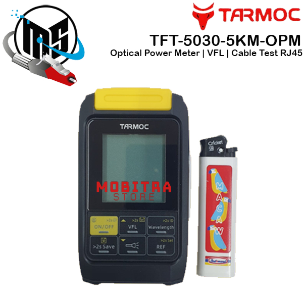 Tarmoc TFT-5030-5KM-OPM |Mini OPM -50~+30dB | VFL | LAN Tester |Senter