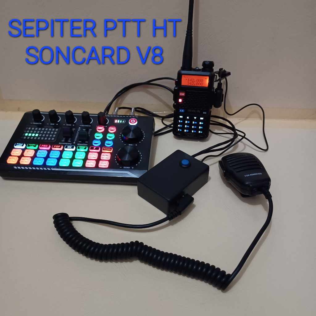PTT BOX SOUNDCARD FRJ998 UNTUK HT CINA SEMUA MERK