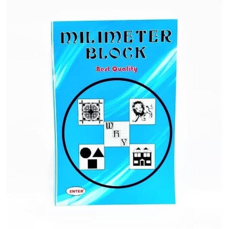 

[ LUSIN ] BUKU MILIMETER BLOCK FOLIO ENTER / MILIMETER BLOK F4