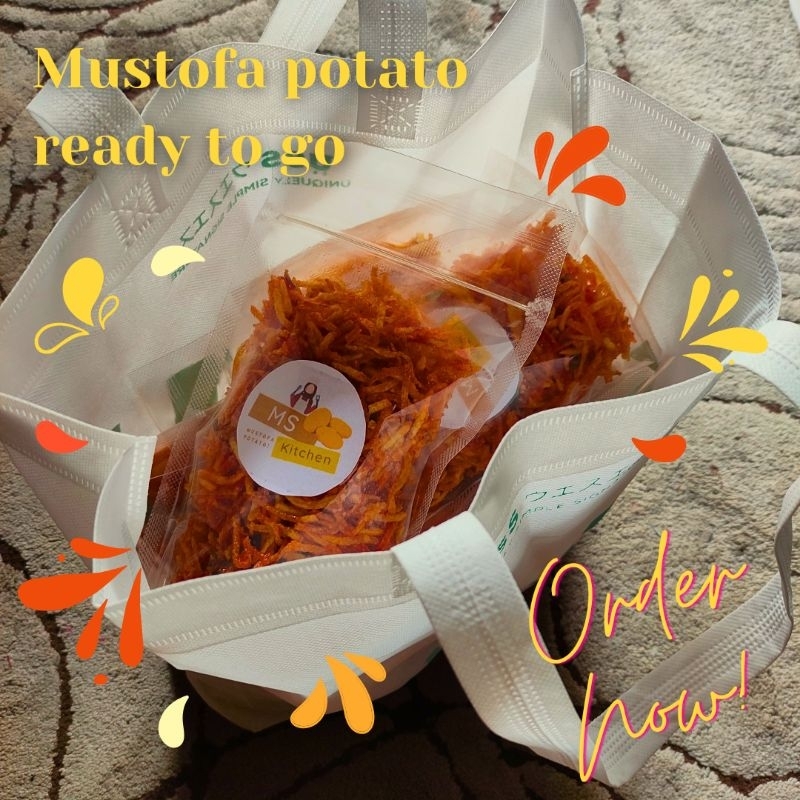 

MUSTOFA POTATO HOMEMADE BY MS KITCHEN (Spicy or Non spicy) 500 gr (85k)