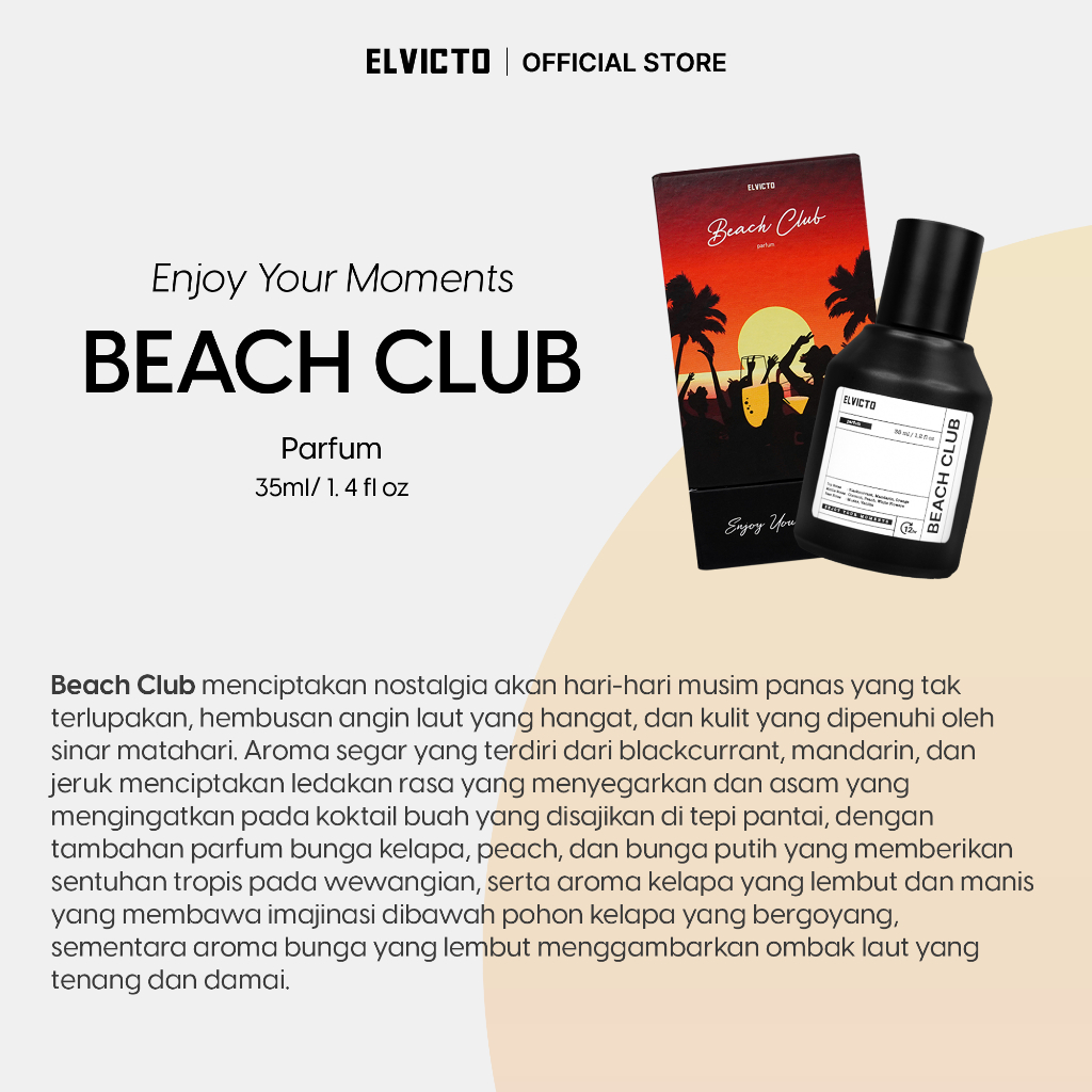 ELVICTO BEACH CLUB PARFUM 35ML