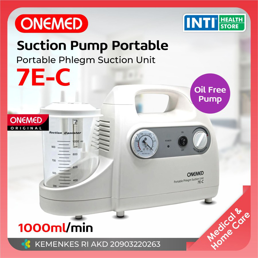 Onemed | Suction Portable 7E-C | Suction Pump Elektrik | Alat Hisap