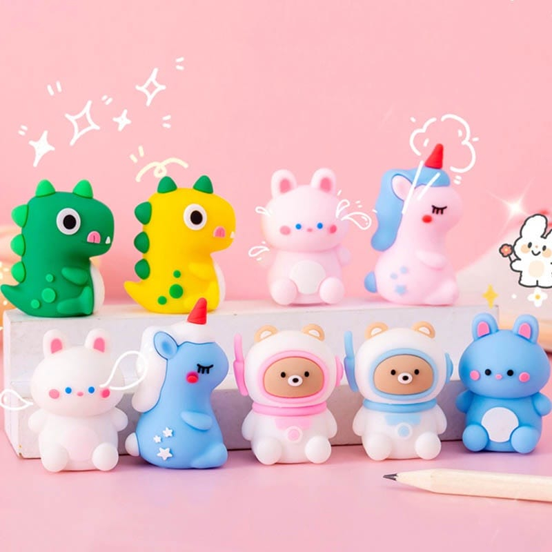 

HM40 Serutan Pensil MOtif Lucu Rautan Pensil free Penghapus Pencil Sharpener