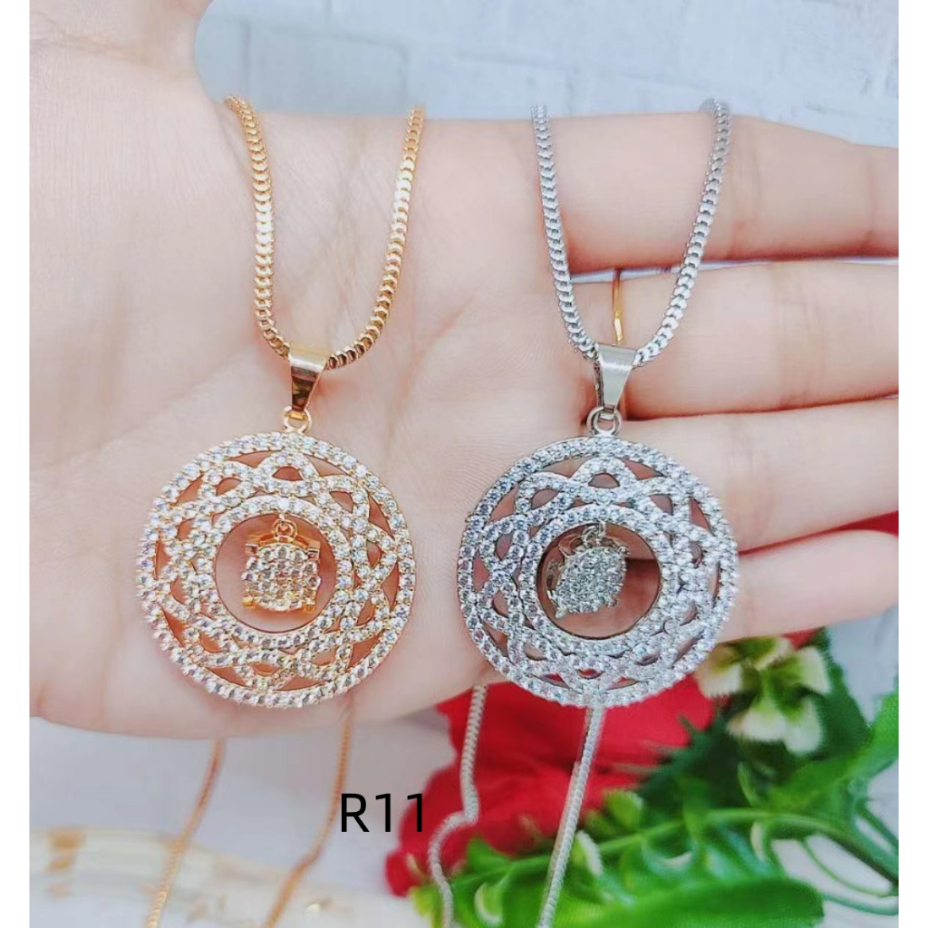 Kalung Xuping Mata Full Lapis Emas Perhiasan Fashion R11/R12