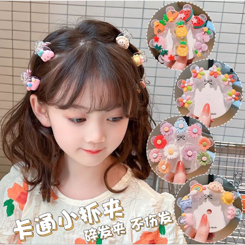 Jepit Rambut Mini Korea Transparan 2cm Jedai Mini Karakter Jepitan Rambut Anak Lucu Kecil Baby Mini Hair Claw Clips