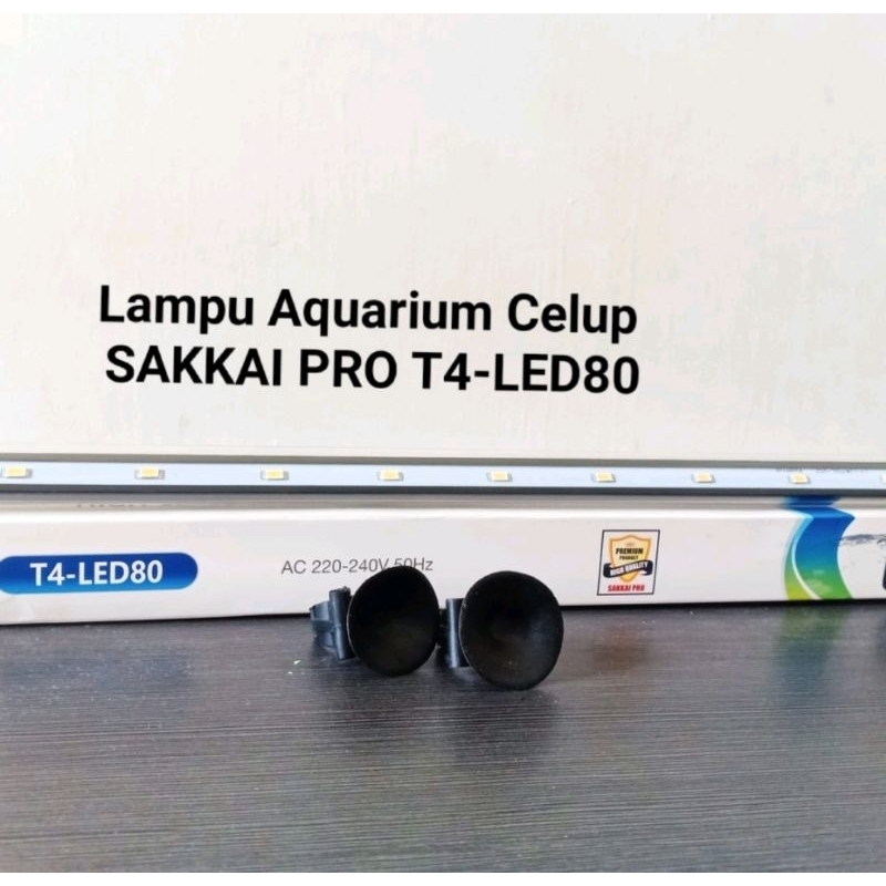 Lampu LED Celup SAKKAI PRO T4-80 80cm / LED aquarium Sakkai Pro T4-100 / Lampu aquarium 100 cm