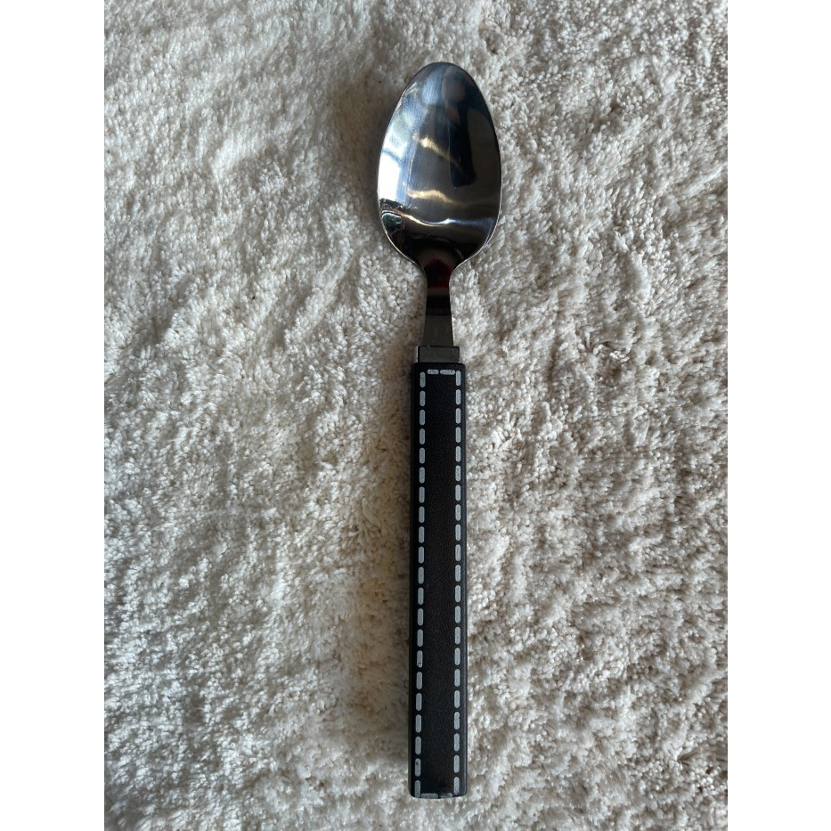 Sendok/Pisau Makan Stainless Tebal Motif