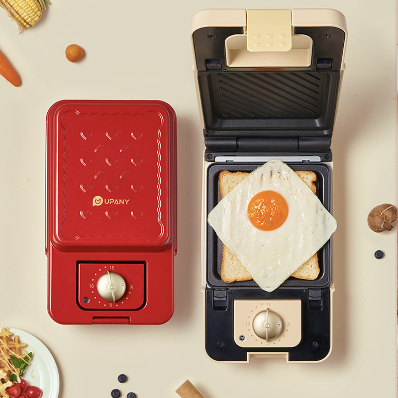 ZOLELE Sandwich Maker Multifungsi Breakfast Machine Alat Pemanggang Roti Toaster Listrik Mesin Kue Pembuat Lengket Dengan Food Cooker Pembuat Crepes Make Pancake Pizza Pot BM01