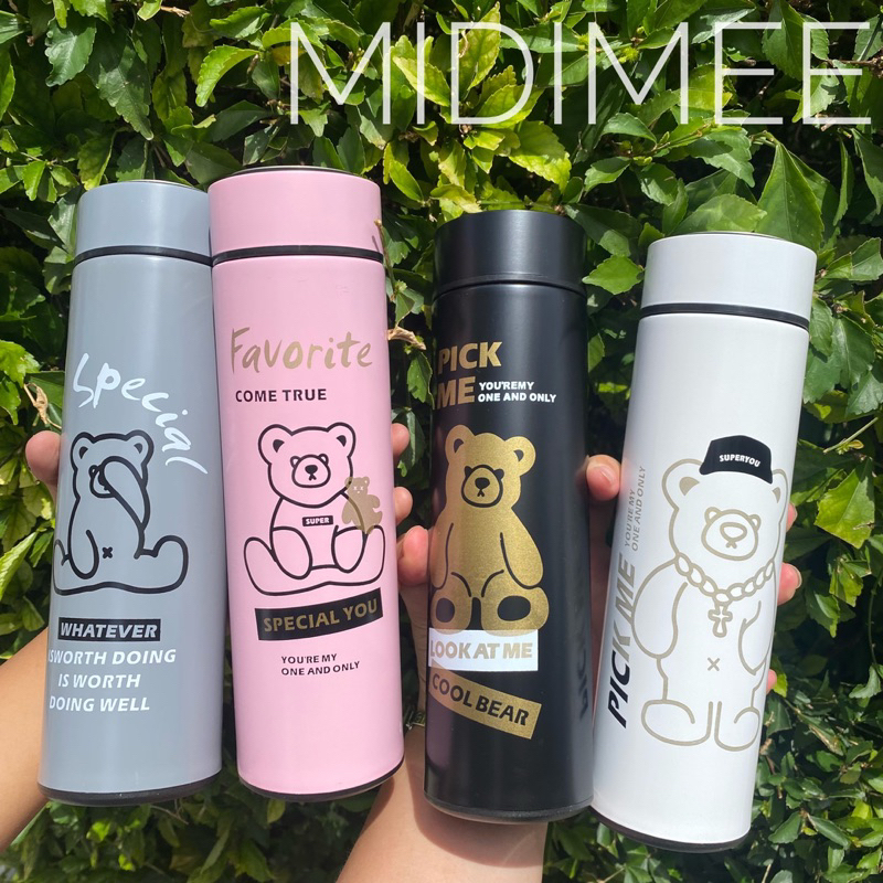 COD-Botol Tumblr Botol Termos Stainless Steel Dengan Warna Gradasi Lucu