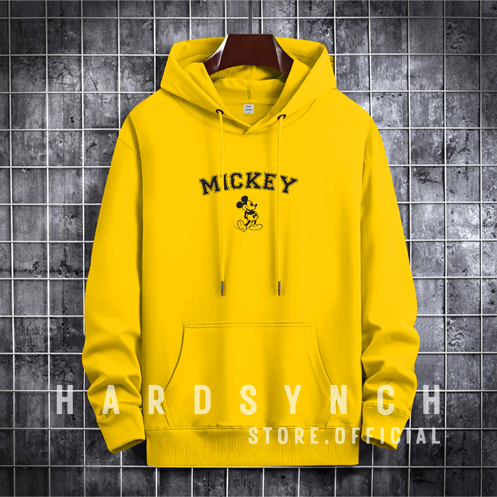 Sweater Hoodie Mickey Mouse Unisex ( Pria &amp; Wanita ) Premium Quality S-XXL Cotton Fleece / Hoodie Korean Style / Sweater Hoodie / Hoodie Polos / Hoodie Wanita / Hoodie Pria / Sweater Hoodie Distro Original ( MCKY MS 137 )