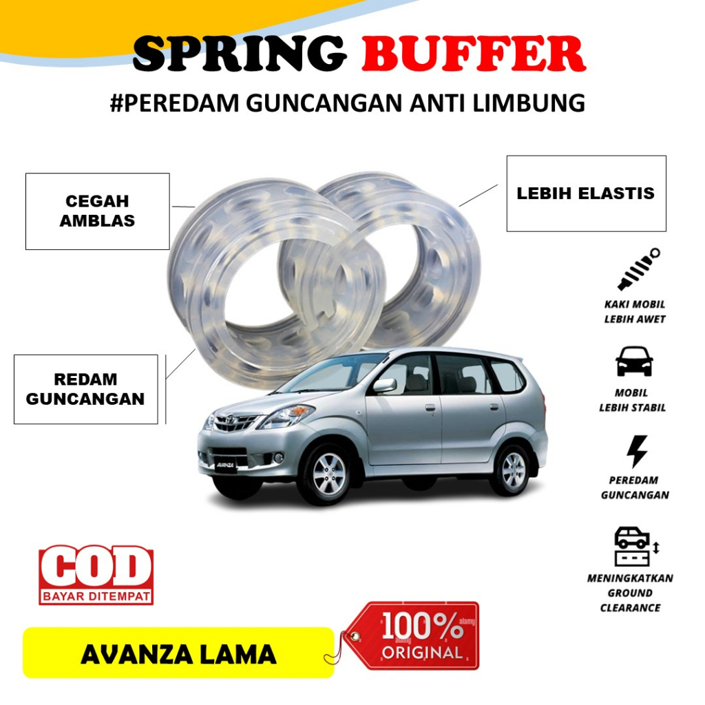 Spring Buffer Mobil Avanza Sport Damper Peredam Kejut Anti Limbung Terlaris