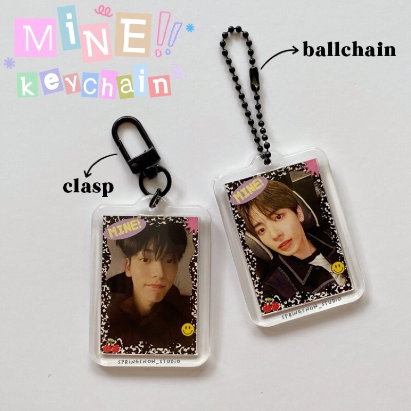 [READY] TUBATU &quot;MINE&quot; Acrylic Keychain / Gantungan Kunci Akrilik KPOP Keyring