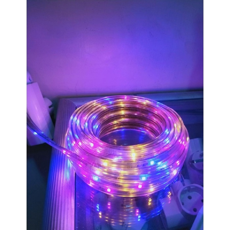 Lampu Led Selang Hias Rgb Warna Warni 10Y 10 Yard Kelap Kelip Anti Air