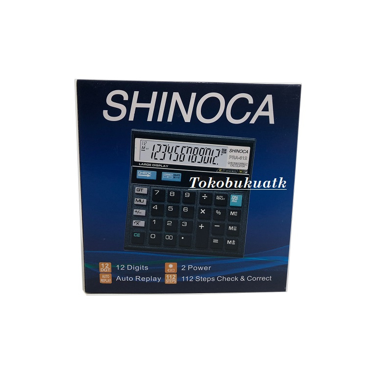 

Shinoca PRA-512 Kalkulator Dagang 2 Power
