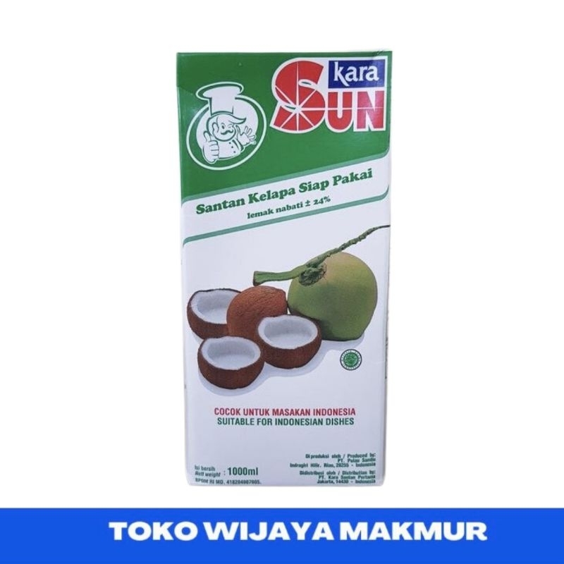 

Sun Kara Santan Kelapa 1L