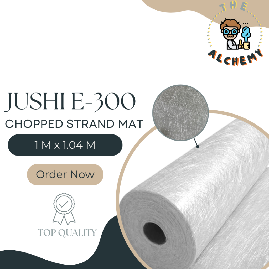 Serat Fiber 300 1 METER/ Mat Fiber / Jushi / Fiber Waterproofing