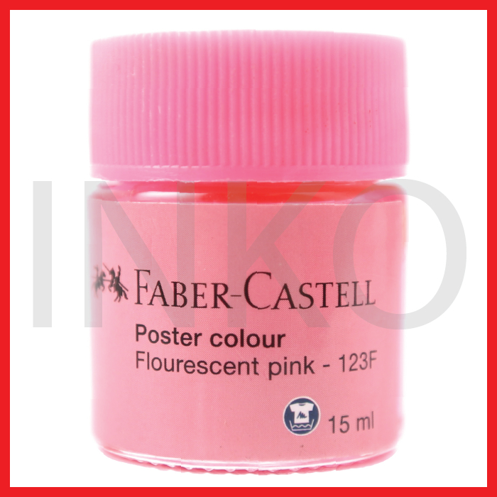 

FABER CASTELL POSTER COLOUR FLOURESCENT PINK 15ML