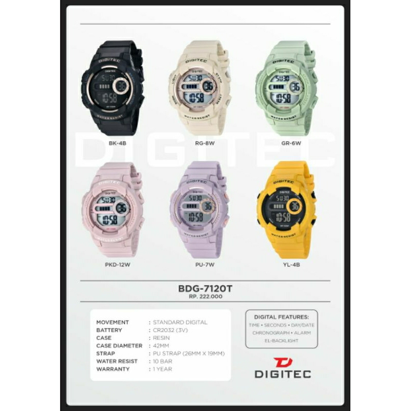 Digitec DG 7120 /BDG-7120 original water resist