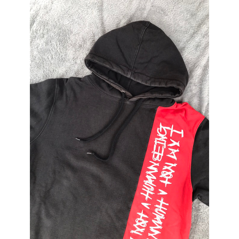 Jaket hoodie I AM NOT HUMAN BEING second original