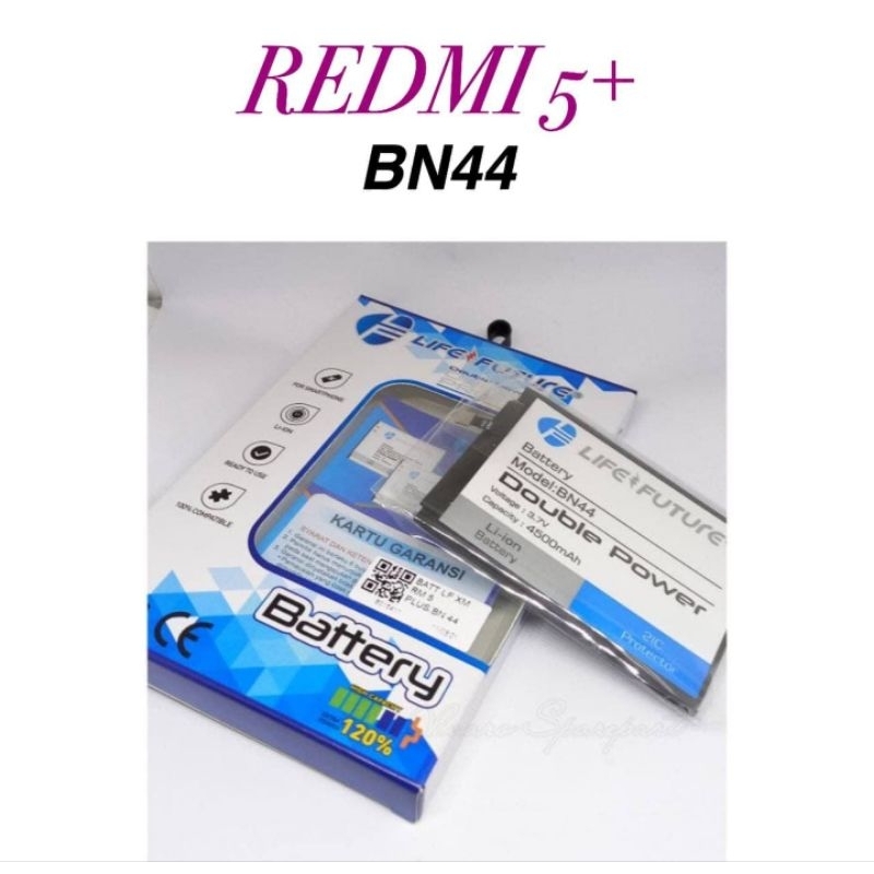 BATERAI BN44/REDMI 5 PLUS DOUBLE POWER LF