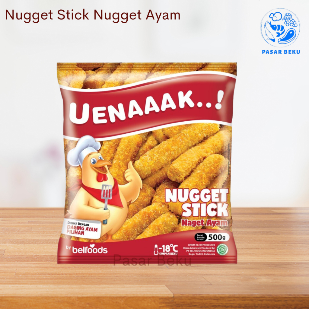 

(Khusus AREA SUMBAR) Chicken Stik Uenaaak Belfoods Frozen Foods Pasar Beku Padang