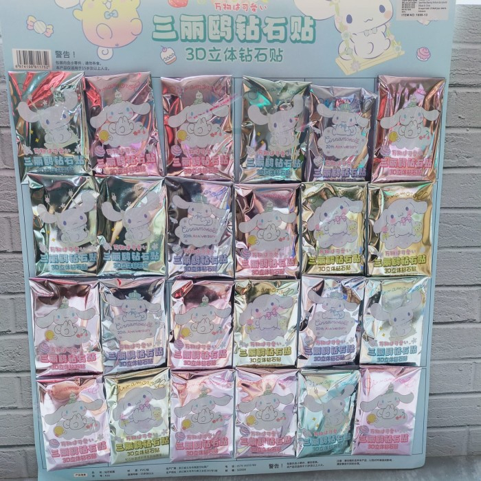 

DIY Stiker diamond painting Karakter Kemasan Sachet / Stiker Viral / kerajinan tangan