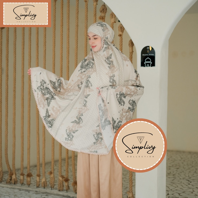 [Simplivy] Mukena Dewasa Armani Silk Premium 3in1 Free Travel Bag, All Size