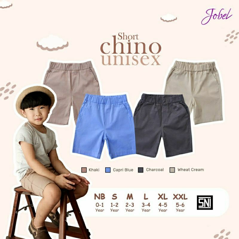 Jobel Chino 1-6 Tahun Celana Shorts Chinos Anak