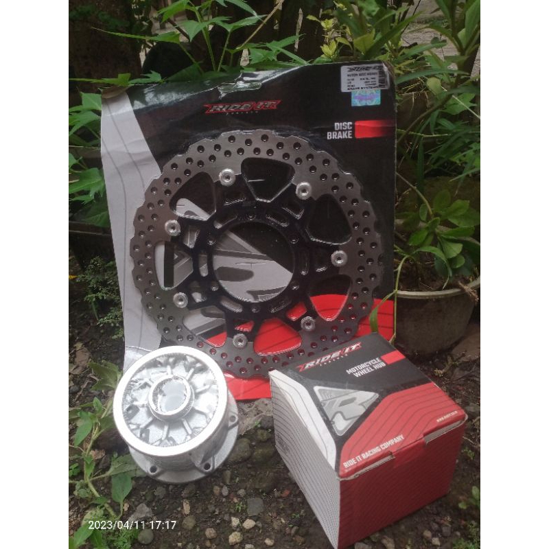 Tromol depan KLX tromol depan D-Tracker tromol Kawasaki KLX set piringan