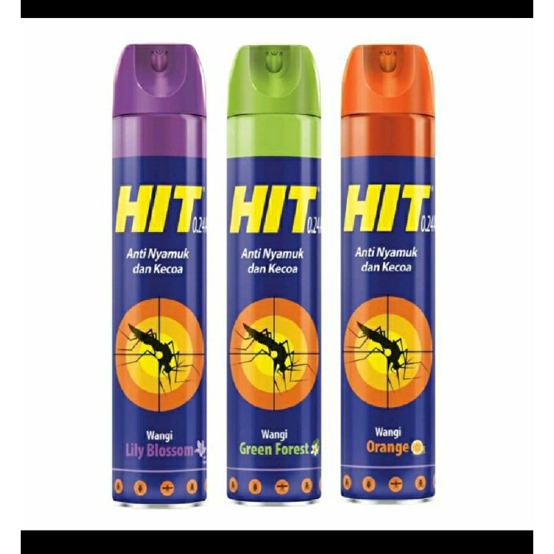 HIT BESAR SPRAY ORG &amp;BLOSOM AEROSOL OBAT NYAMUK JUMBO 600+ MLSEMPROT