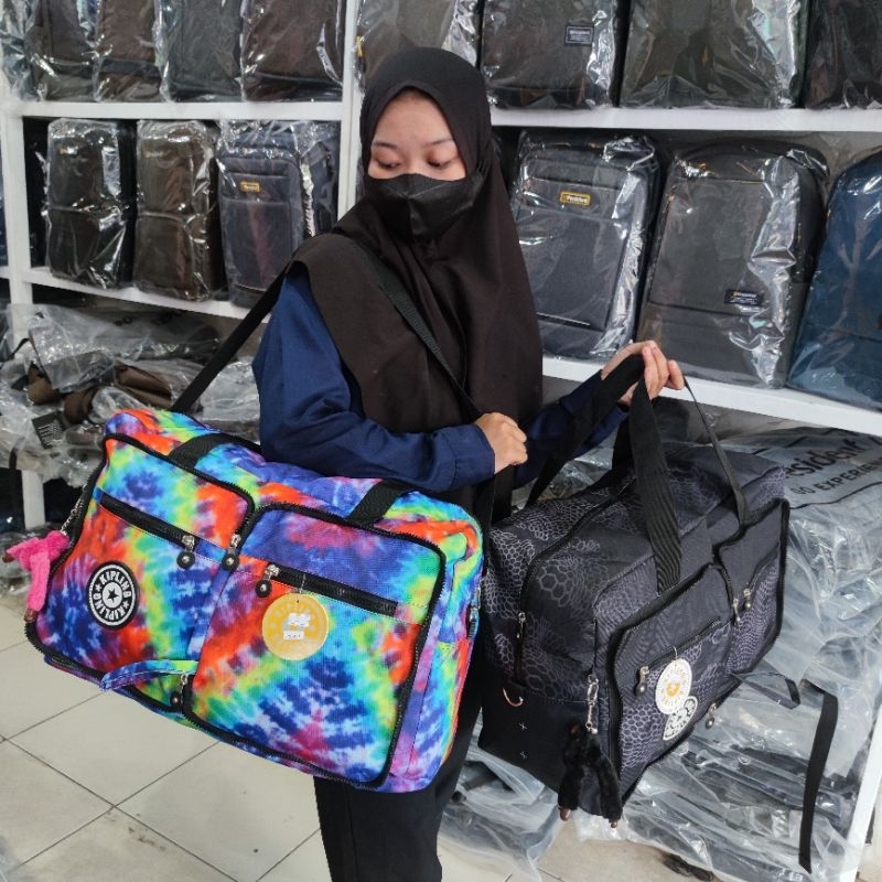 Travel Bag Lipat Tas Pakaian Mudik travel bag besar tas lipat travel bag travel size KK26