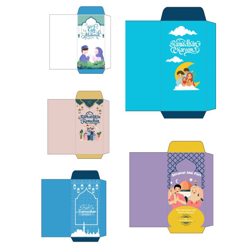 

amplop lebaran uang tanpa di lipat bisa request nama