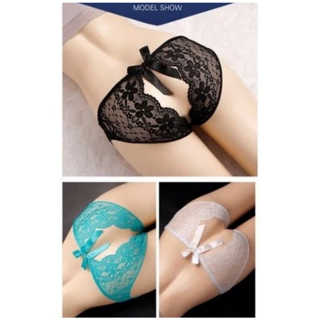 CROTCHLESS Celana Dalam CD Sexy Kado Pernikahan Bulan Madu