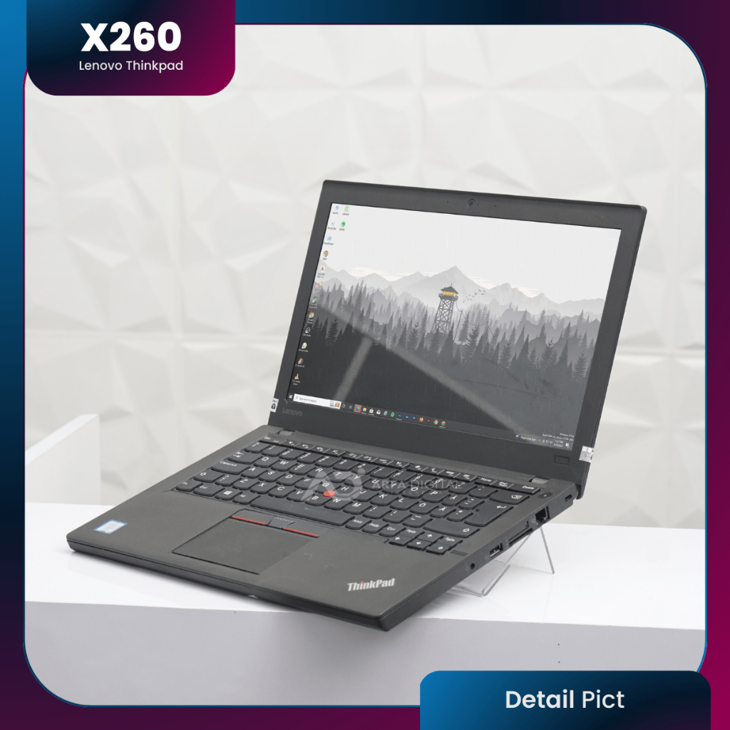 Lenovo Thinkpad X260 Intel Core i5 Gen 6 RAM 8GB SSD 256GB Mulus LIKE NEW Bergaransi