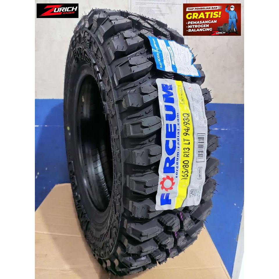 Ban Mobil Pacul Ring 13 165/80 13 Tubles | Ban Offroad FORCEUM M/T 08 165 80 R13 GRAND MAX, CARRY DLL