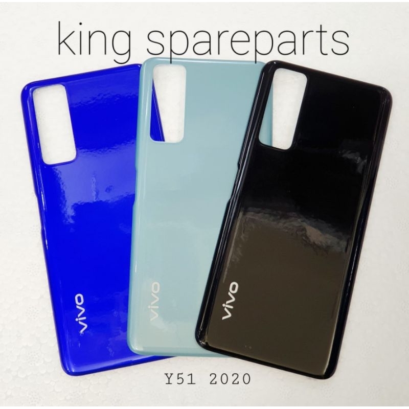 BACKDOOR BACKCOVER TUTUP BELAKANG CASING VIVO Y51 2020 ORIGINAL