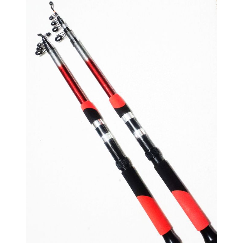 Joran Pancing Antena GAMARU RED FISH 270 cm Spinning Teleskopis Spining