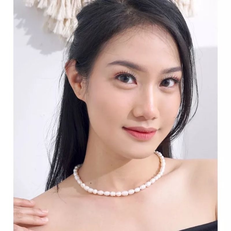 Kalung Mutiara Air Tawar Asli