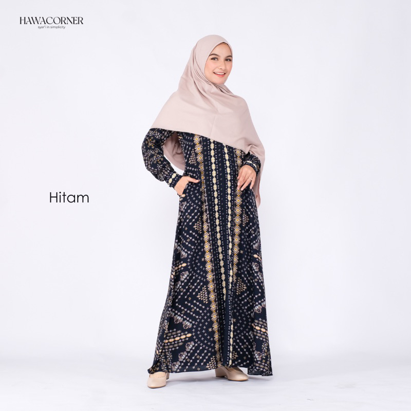 ABAYA ETNIK by hawacorner abaya rayon motif