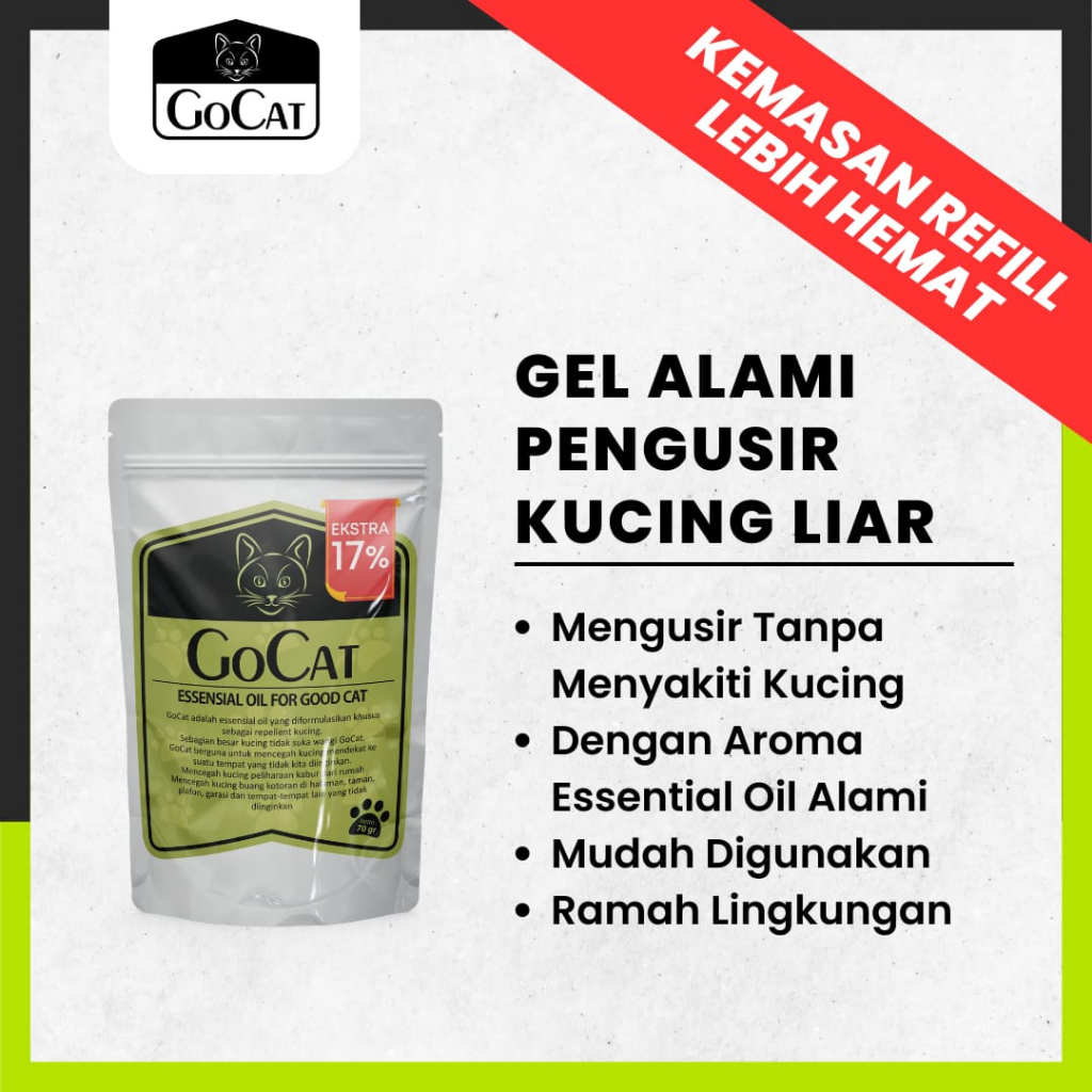 Pengusir Kucing Gel dan Spray Paket GoCat