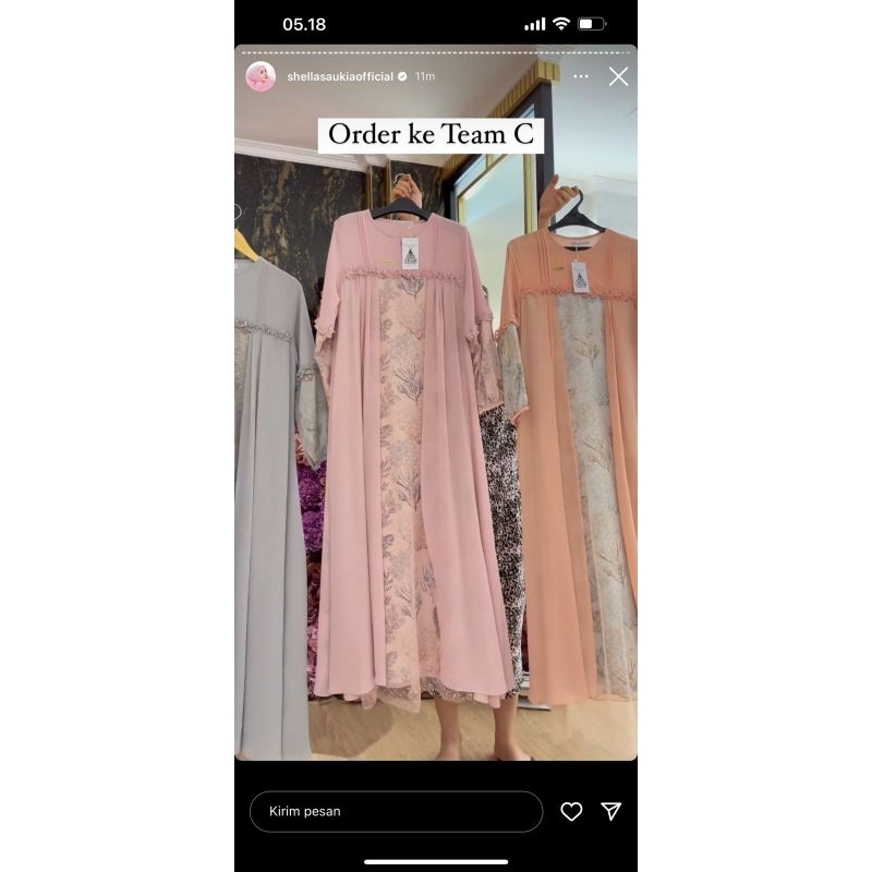 gamis set pashmina rayya collection shellasaukia