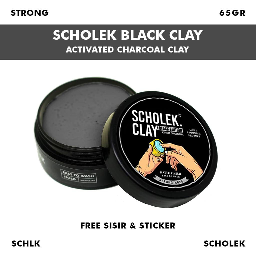 CLAY POMADE BLACK EDITION | SCHOLEK CLAY 65gr