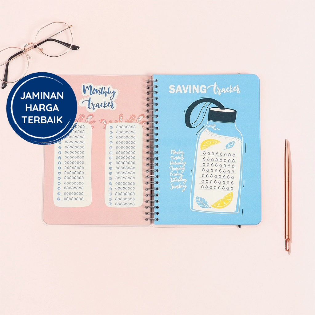 

Bukuqu Notebook Spiral A5 - SM024 Saving Tracker