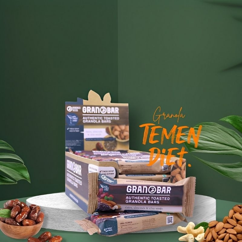 

Granobar Innercase Box Isi 16 pcs - Dates,Almond &Cashews