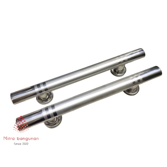Pull Handle Oval Stainless 33cm Gagang Pegangan Tarikan Pintu 2 Daun
