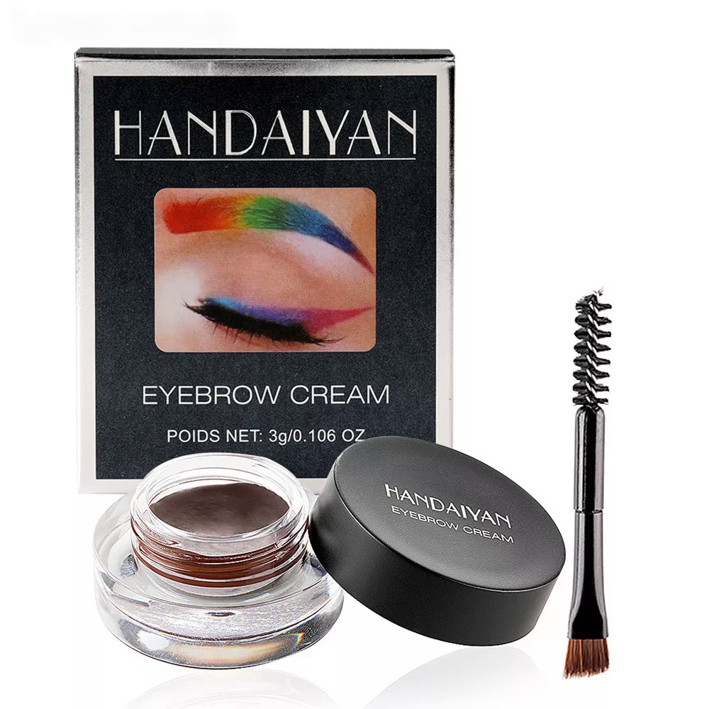 12 WARNA EYEBROWN CREAM HANDAIYAN EYEBROW EYELINER GEL LINER WATERPROOF TAHAN LAMA EYEBROW WARNA WARNI