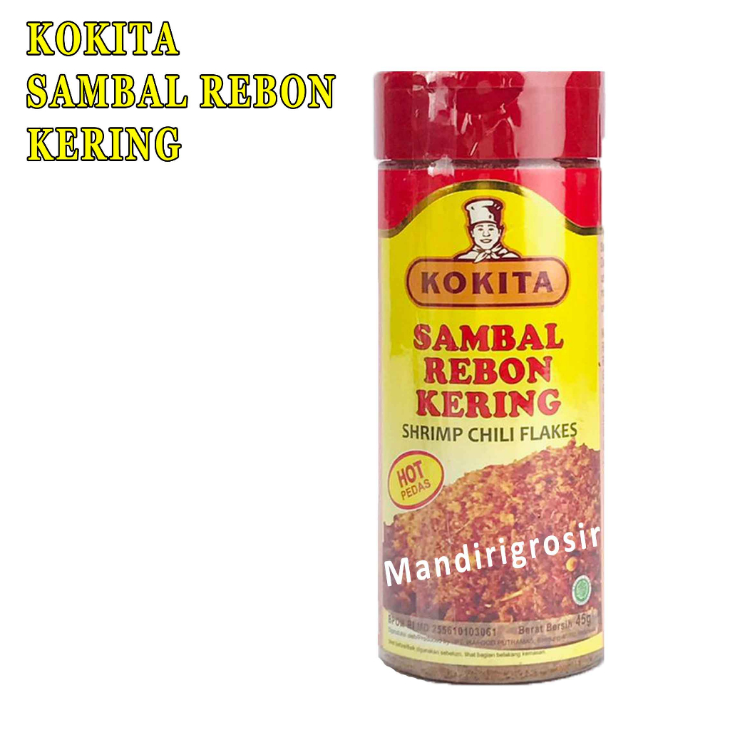 Sambal Rebon Kering* Kokita* Shrimp Chili Flakes* 45gr