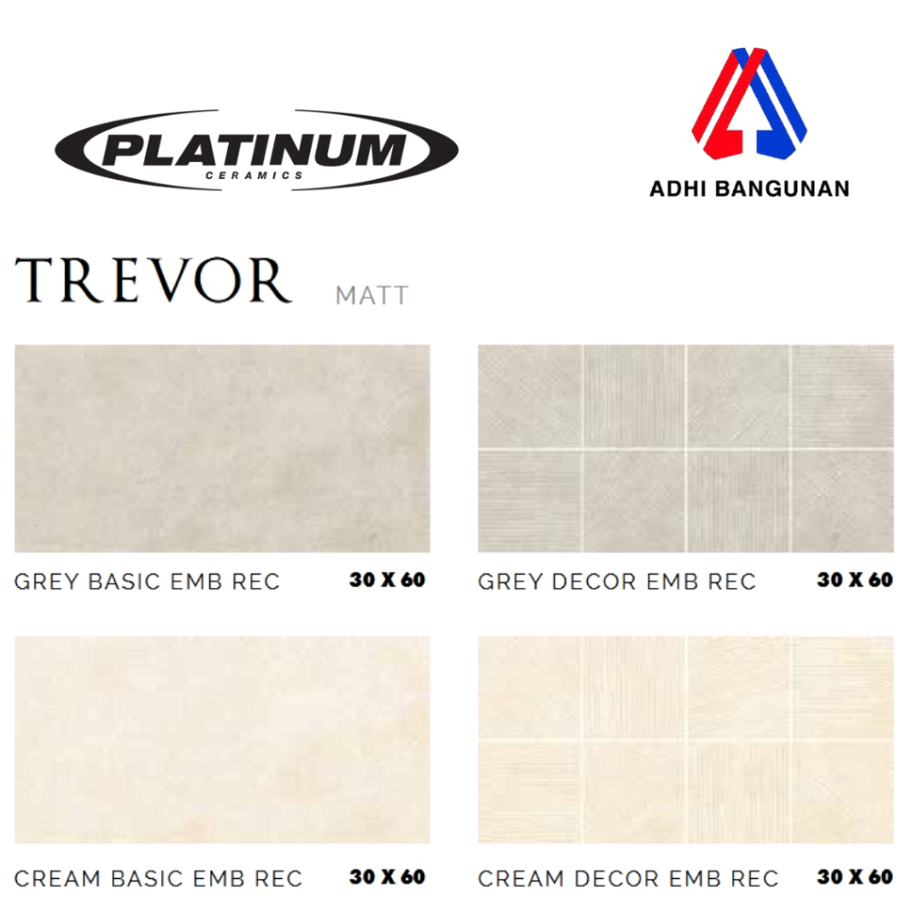PLATINUM Keramik 30x60 - TREVOR Series