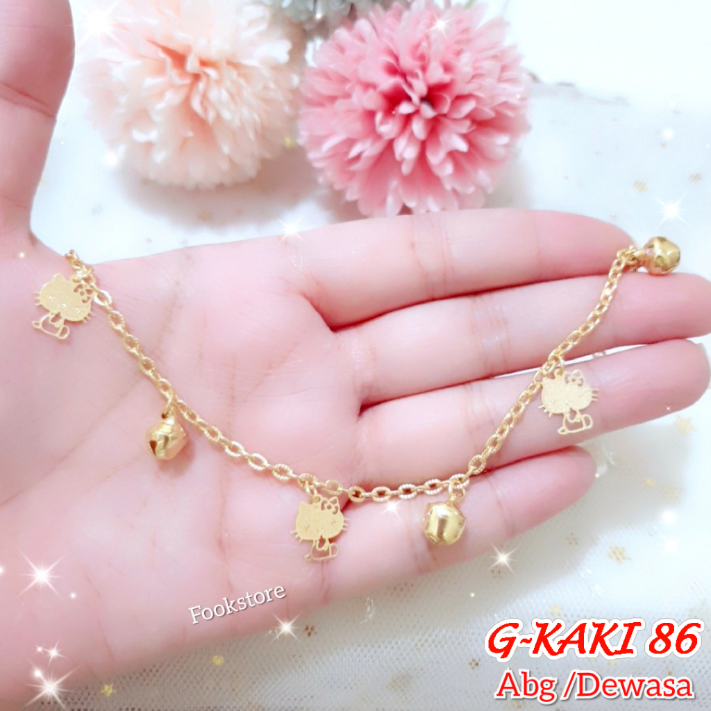 GELANG KAKI DEWASA KERINCING MOTIF /G-KAKI 86